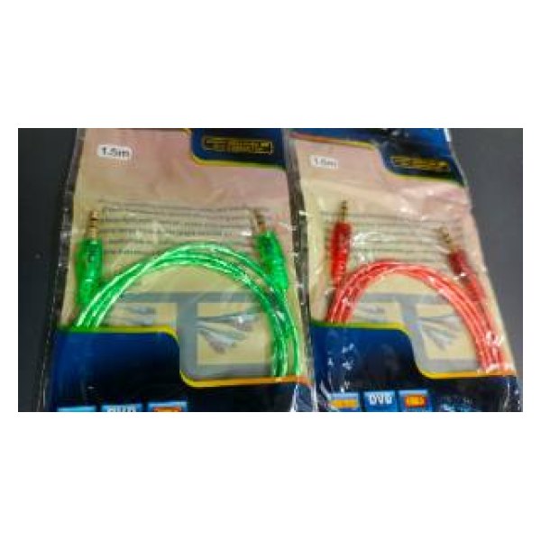 Aux to Aux Cable for Laptop, Mobile, PC, Speaker, TV, Game