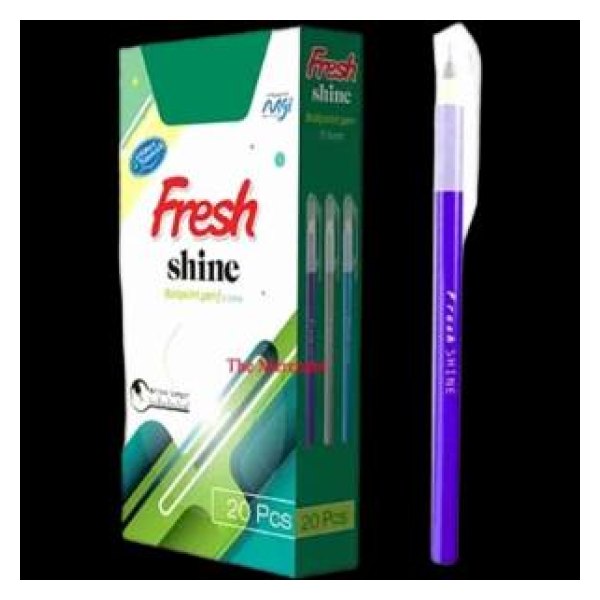 Fresh Pen Shine Ball Pen Black Ink
