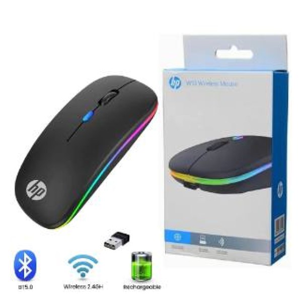Mouse HP W10 Wireless & BT Rechargeable