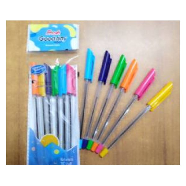 Fresh Good Day Ball Pen Black Ink 0.6mm
