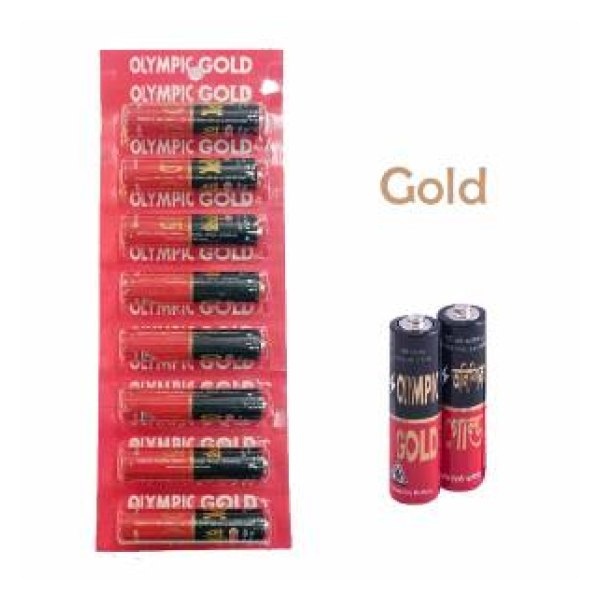 Olympic gold pencil battery - AA