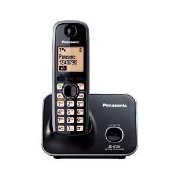 Panasonic KX-TG3711SX Cordless Black Phone Set