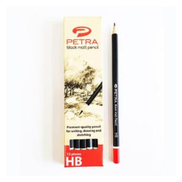 Petra Black matt Pencil HB