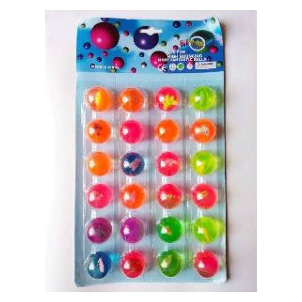 Rubber Bounce Ball-Small Bouncy Balls for Kids, 1 inch Rubber Bouncy Balls