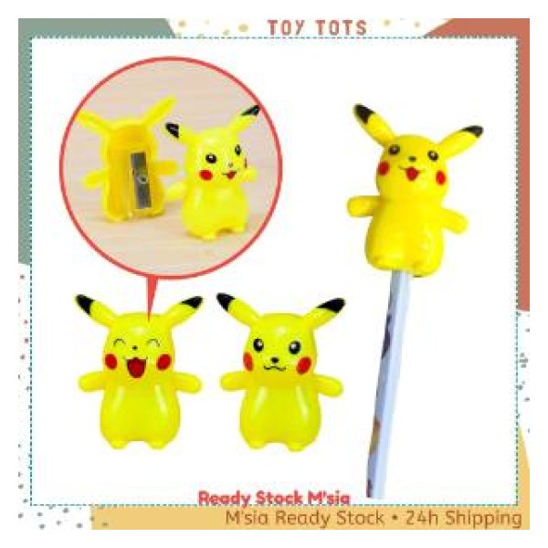 Pokemon Pikachu Sharpener - Stationary Cute Cartoon Sharpner